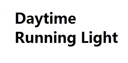 Daytime Running Light